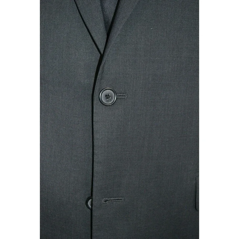 Banana Republic Blazer Mens 42R Gray Marzotto Wool Sport Coat‎ 2 Button Jacket